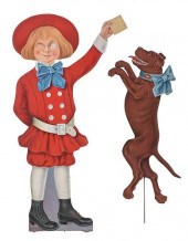BUSTER BROWN AND TIGE ADVERTISING SIGNAmerican,
