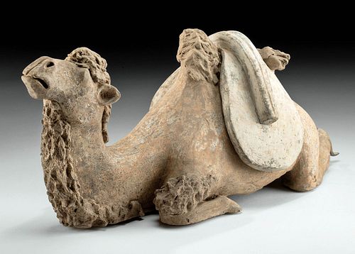 CHINESE TANG DYNASTY SEATED CAMEL 370df3