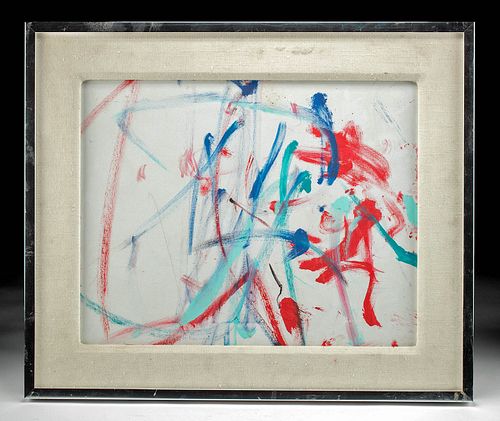 1980S ABSTRACT PAINTING BY RUBY 370e7a