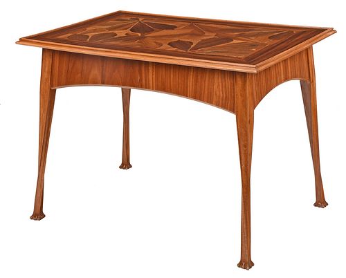 LOUIS MAJORELLE ATTRIBUTED FRUITWOOD 370fcf