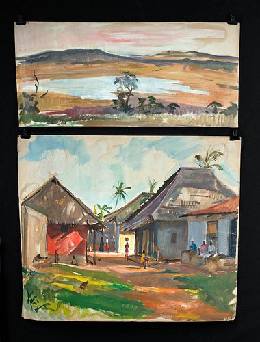 TWO WILLIAM DRAPER PAINTINGS OF 3711d9