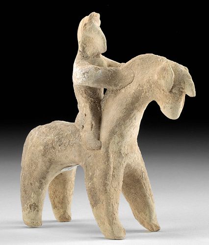 CYPRO ARCHAIC POTTERY HORSE RIDERCypro Archaic 371297