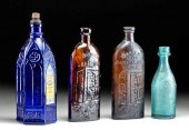 19TH C. US GLASS BOTTLES - CARTERS
