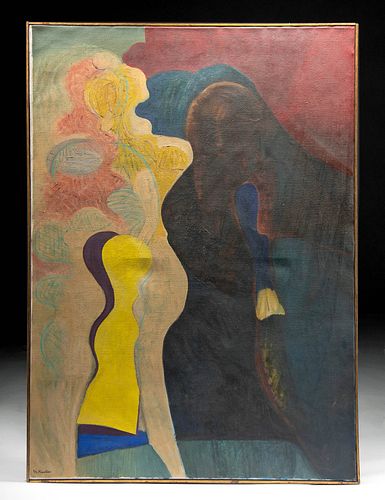 SIGNED 1960S MORRIS KANTOR PAINTING 37136f