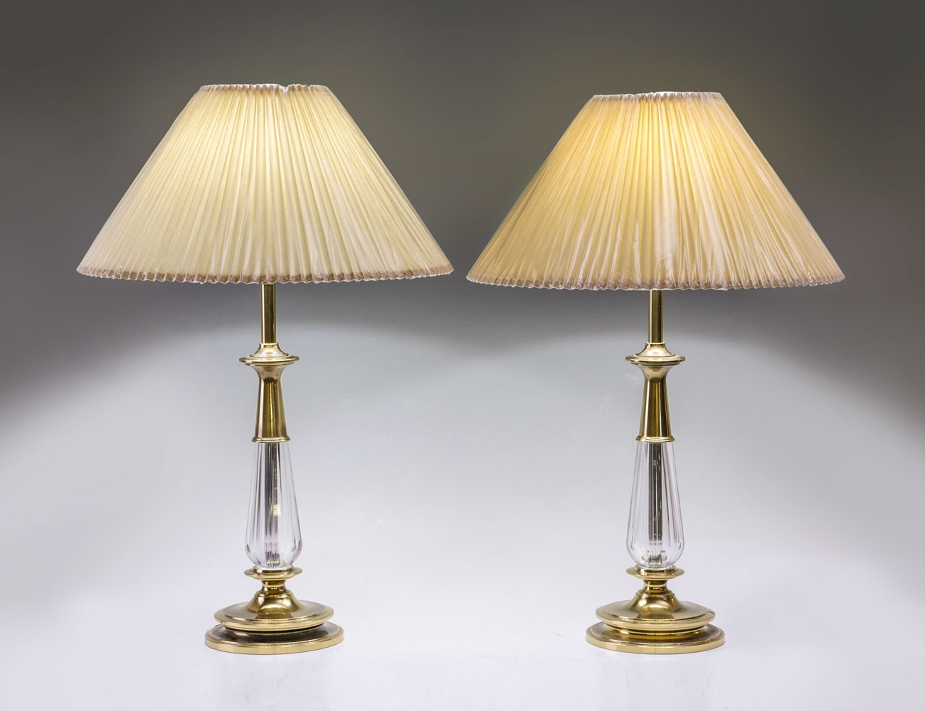 PAIR STIFFEL BACCARAT LAMPS WITH 36f7a0