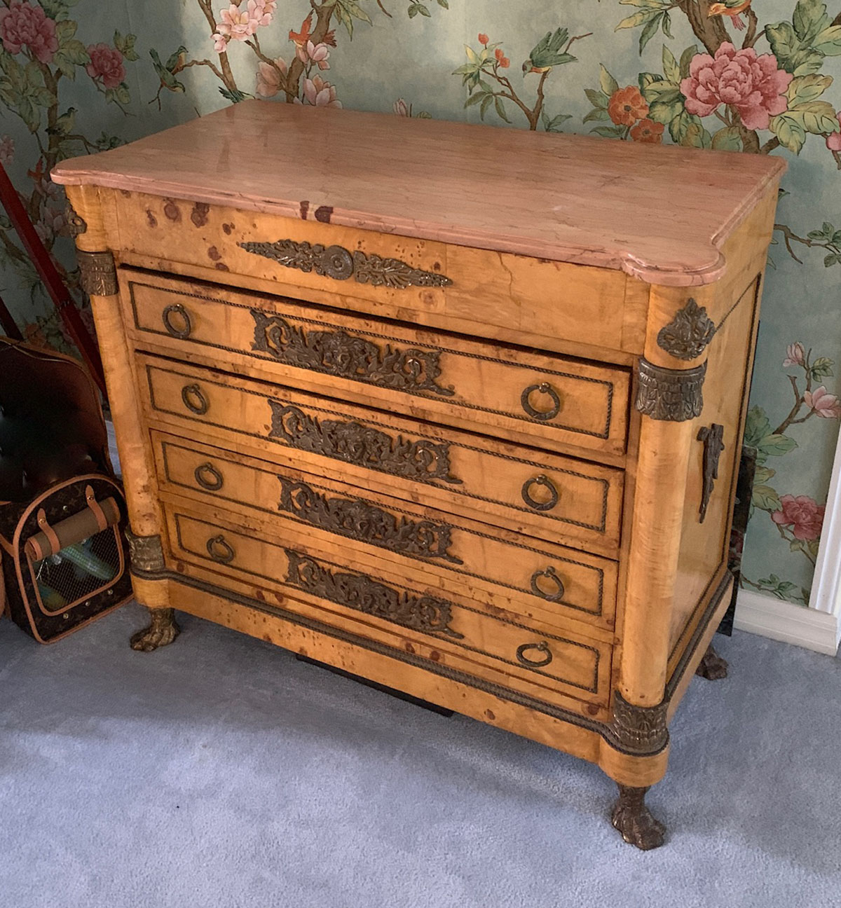 4 DRAWER FRENCH EMPIRE CHEST WITH 36f84f