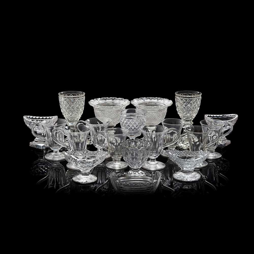 COLLECTION OF GLASS AND CUT GLASS 19TH 36fdfe