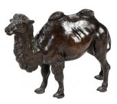JAPANESE BRONZE CAMEL FIGUREMeiji period,