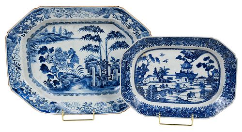 TWO CHINESE EXPORT CANTON WARE 37276e
