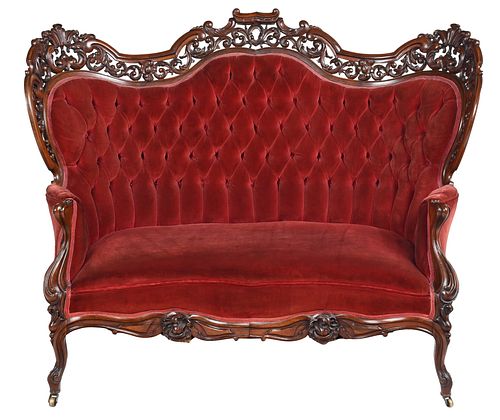 AMERICAN ROCOCO REVIVAL CARVED 372a8a