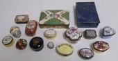 16 SMALL BOXES, LIMOGES, BILSTON, TIFFANYCollection