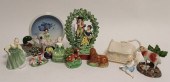 GROUP OF ENGLISH AND CONTINENTAL FIGURINESIncluding