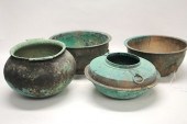 4 CHINESE BRONZE/COPPER VESSELSTwo with