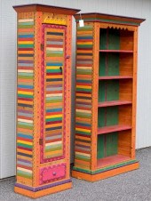 TALL BOOKCASE AND CABINET BY DAVID MARSHDavid