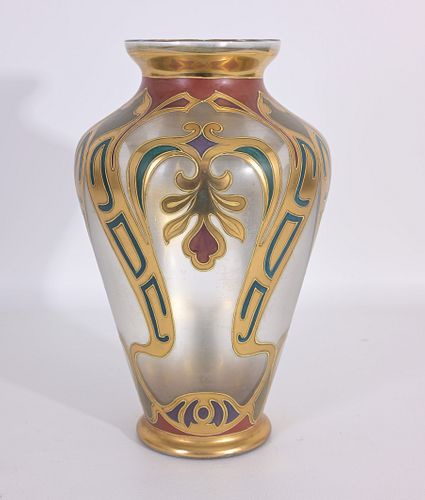 FRENCH ART NOUVEAU FROSTED GLASS 371a6f
