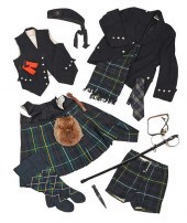 THREE SCOTTISH HIGHLAND OUTFITS FOR