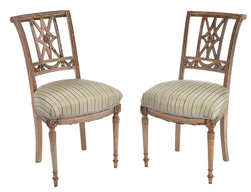 PAIR OF DIRECTOIRE STYLE PAINTED 371b4e