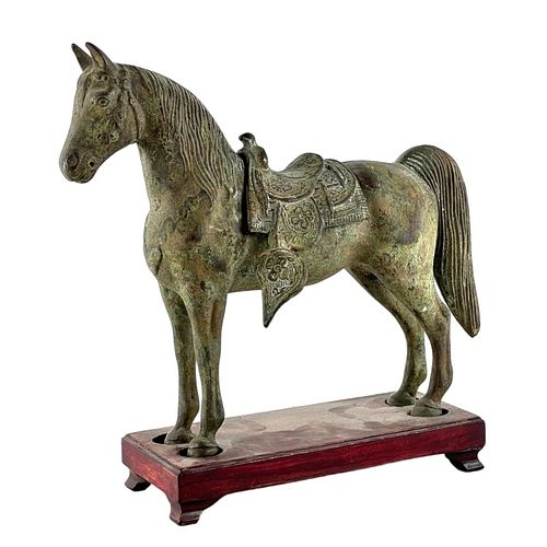19TH CENTURY CHINESE HORSE BRONZE19th 372041