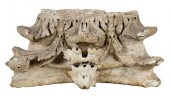 EARLY CARVED MARBLE CAPITAL FRAGMENTCorinthian