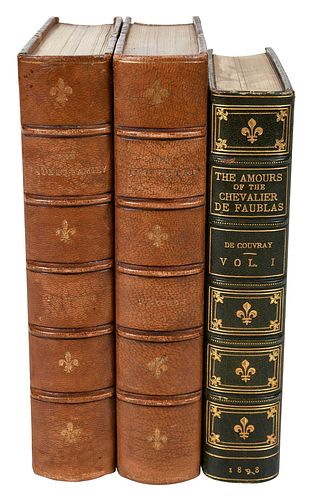 28 LEATHER BOUND BOOKS FRENCH 374d43