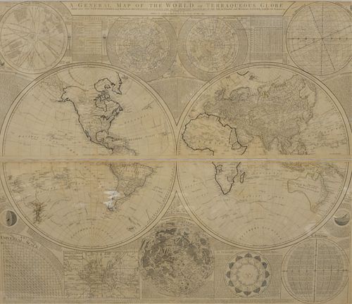 A GENERAL MAP OF THE WORLD OR TERRAQUEOUS