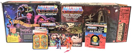 FIVE PIECE MATTEL MASTERS OF THE 375261