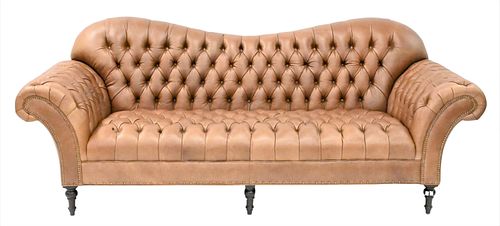 LEATHER UPHOLSTERED CHESTERFIELD 3752a9