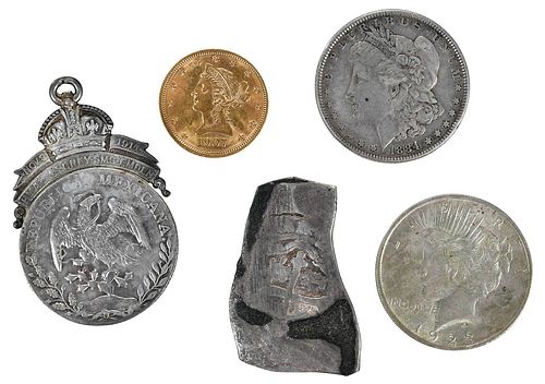 GROUP OF COINS AND EXONUMIA 10 376043