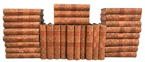 COMPLETE SET OF 29 VOLUMES OF LEATHERBOUND 376274