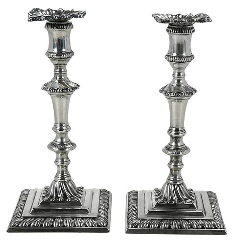 PAIR OF ENGLISH SILVER MINIATURE 376321