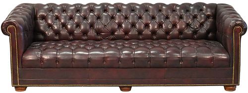 LEATHER UPHOLSTERED CHESTERFIELD 374174