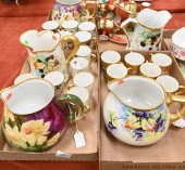 EIGHT BOX LOTS OF LIMOGES HAND PAINTED