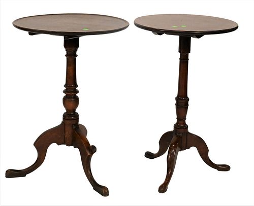 TWO ENGLISH CANDLE STANDSTwo English 37475b