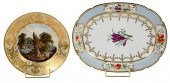 TWO BRITISH PORCELAIN DISHES19th century,