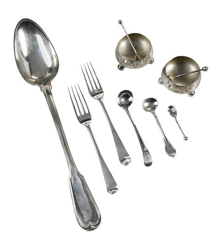 FRENCH SILVER STUFFING SPOON WITH 3775cc