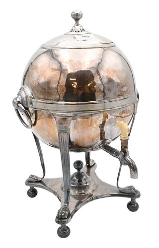 LARGE SILVER PLATED HOT WATER URN  377715