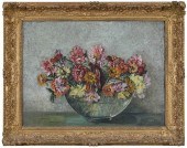 SIGNED FLORAL STILL LIFE(American, early/mid