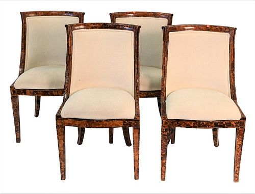SET OF FOUR SIDE CHAIRS HAVING 377aa7