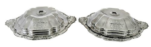 PAIR OF WILLIAM IV ENGLISH SILVER 377be0