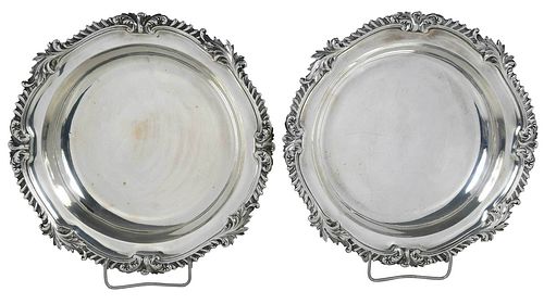 PAIR OF VICTORIAN SILVER SERVING 377c1a