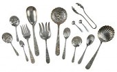 REPOUSSE AND KIRK STERLING FLATWARE,