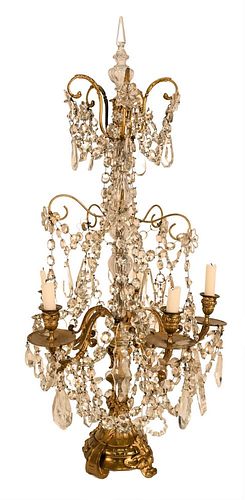 LARGE FRENCH BRONZE AND CRYSTAL 377e06