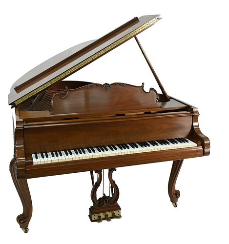 STEINWAY WALNUT BABY GRAND PIANO  377eb0
