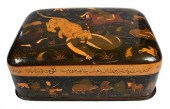 PERSIAN LACQUERED AND PAINTED BOX 377f85