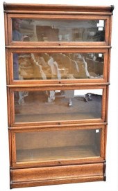 MACEY OAK FOUR SECTION STACKING BARRISTER