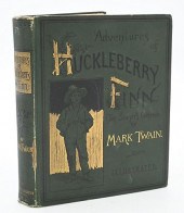 FIRST EDITION ADVENTURES OF HUCKLEBERRY 37820e