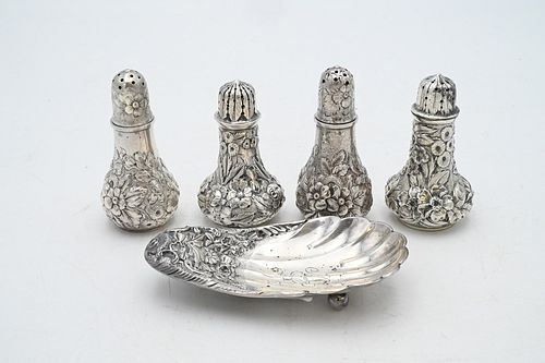 GROUP OF REPOUSSE STERLING TO 37822a