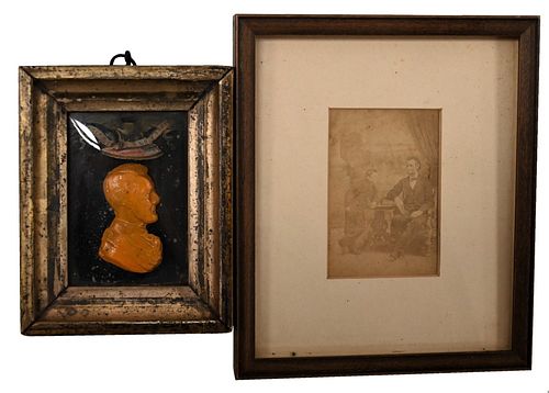 TWO ABRAHAM LINCOLN ITEMS TO INCLUDE 3784f4
