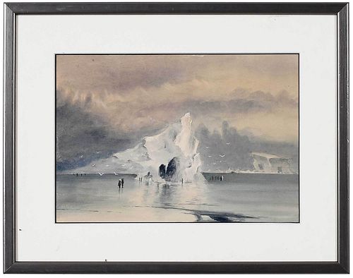 JAMES HAMILTON Irish America 1819 1878 Icebergs 3786e9