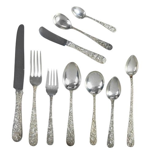 KIRK REPOUSSE STERLING FLATWARE  3788ae